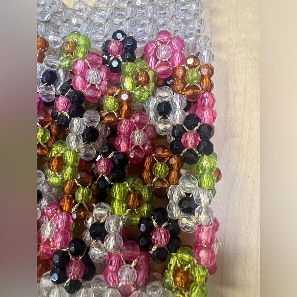 Vintage Saks Fifth Avenue Beaded Purse - Italian Beaded Evening Purse- Rare Find - Picture 6 of 13